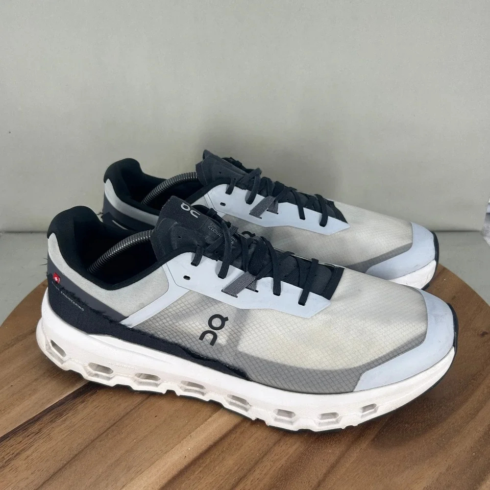 On Cloudvista Mens Running Shoes Size 13 White Grey Black 3ME30110818 Trail